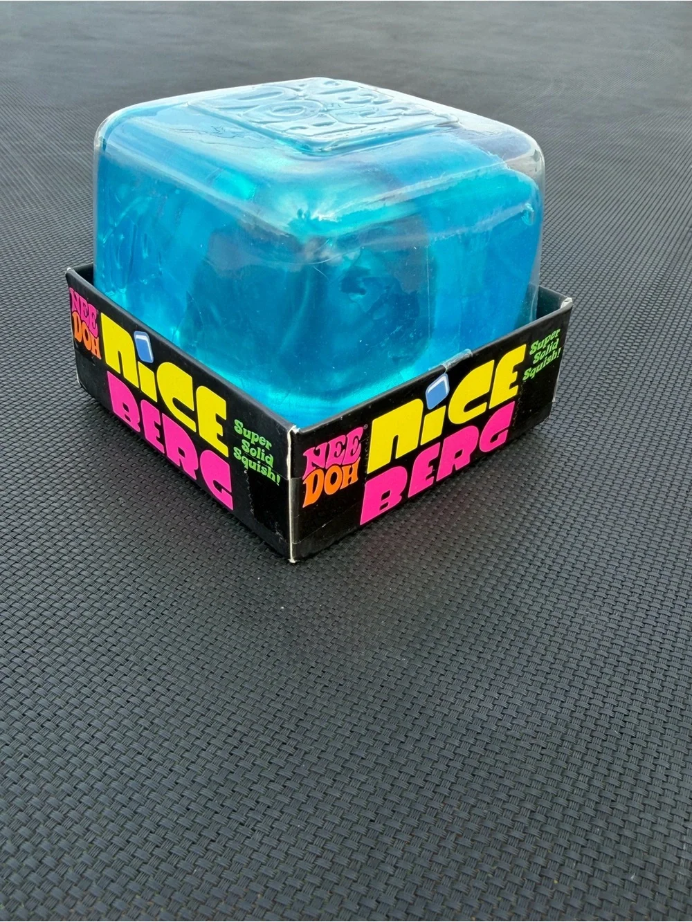 NeeDoh Nice Berg Blue Squishy Cube